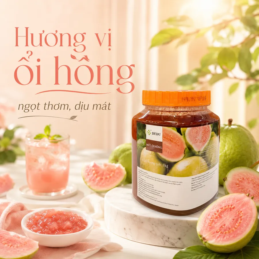 Mứt ổi hồng